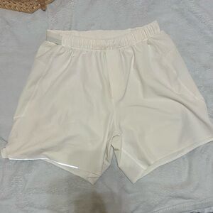 Women's Cream Shorts